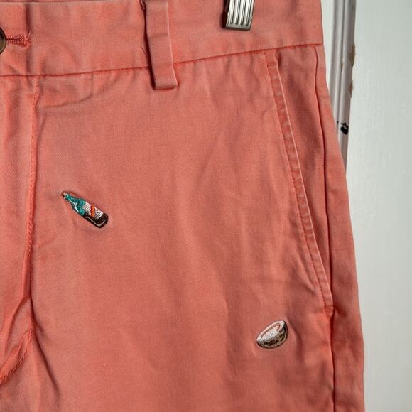 Vineyard Vines Men's 7" Breaker Embroidered Tiki Island Shorts M-301 Sz 31 - Picture 3 of 9